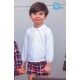 DBB Collection Invierno Conjunto bebé niño Blanco Short Cuadros