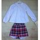 DBB Collection Invierno Conjunto bebé niño Blanco Short Cuadros