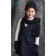 Abel & Lula Invierno Gorro Bufanda Guantes Marino