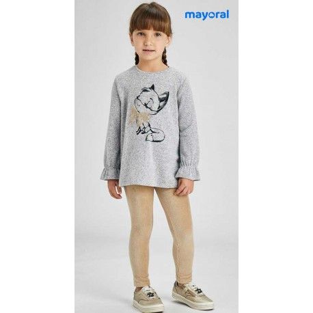Mayoral Winter Girl Set Corduroy Puppy