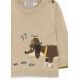 Mayoral Winter Baby Boy Light Camel Sweater Dog