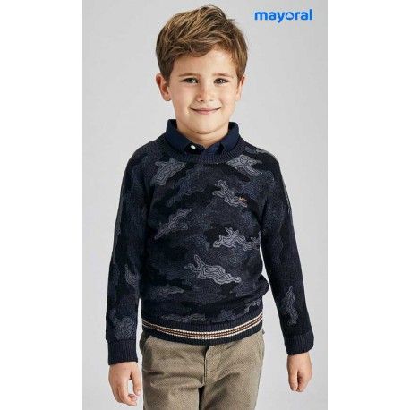 Mayoral Invierno Jersey niño Camuflaje Marino