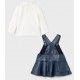 Mayoral Invierno Conjunto bebé niña Peto y Camiseta
