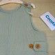 Cocote Invierno Peto Largo bebé niño Verde Rayitas