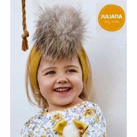 Juliana Invierno Turbante bebé Oro
