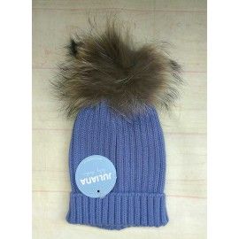 Juliana Invierno Gorro bebé Azul Bruma