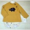 Blanca Valiente Winter Baby Boy Set Elephant