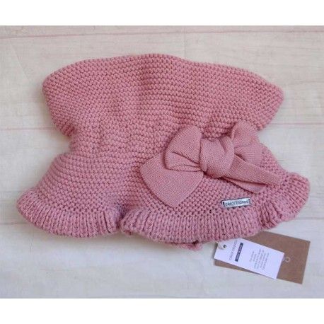 Cesar Blanco Winter Girl Scarf Cake Pink