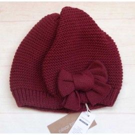 César Blanco Invierno Gorro niña Granate