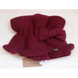 Cesar Blanco Winter Girl Scarf Wine