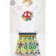 Mon Petit Bonbon Summer Girl Set Piece and Flowers Skirt