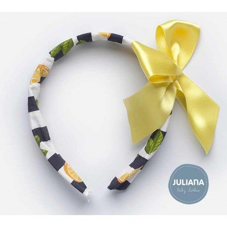 Juliana Summer Headband Lemons