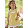 Juliana Verano Vestido bebé niña Amarillo con Encaje