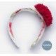 Juliana Summer Headband Big Red Flower