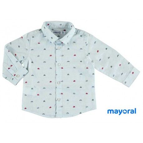 Mayoral Summer Baby Boy Shirt Cars