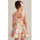 Abel & Lula Verano Vestido niña Crepé Estampado