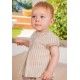 Babiné Summer Baby Boy Set Camel Stripes
