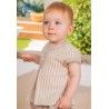 Babiné Verano Conjunto bebé niño Rayas Camel