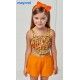 Mayoral Summer Girl Set Pumpkin Colour