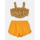 Mayoral Summer Girl Set Pumpkin Colour