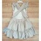 Babiné Verano Vestido niña Guipur Corte Cintura Beige