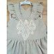 Babiné Summer Girl Camel Dress with Guipure Lace