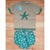 Juliana Verano Conjunto bebé niño Estrella de Mar Hoja