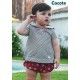 Cocote Verano Conjunto bebé niño Marinero Rayas