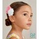 Abel&Lula Girl Pin Flowers Ceremony Pink