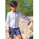 DBB Collection Verano Conjunto niño Blanco Denim