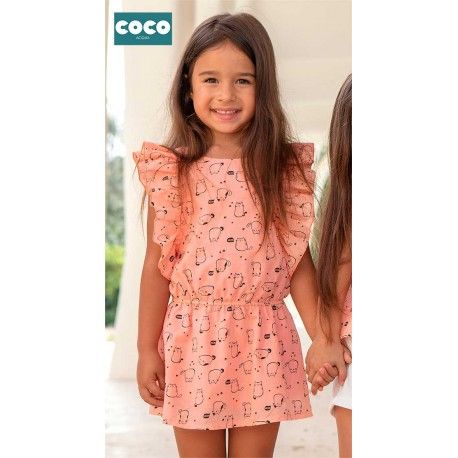 Coco Acqua Summer Girl Dress Cats