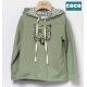Coco Acqua Summer Boy Green Sweatshirt Tiger