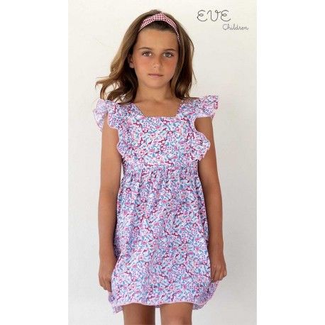 Eve Children Verano Vestido niña Estampado Flores