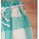 Jose Varon Summer Girl White Set Turquoise Squares