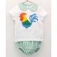 Foque Verano Conjunto bebé niño Gallo