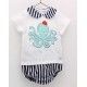 Foque Verano Conjunto bebé niño Pulpo