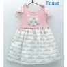 Foque Summer Girl White and Pink Dress House