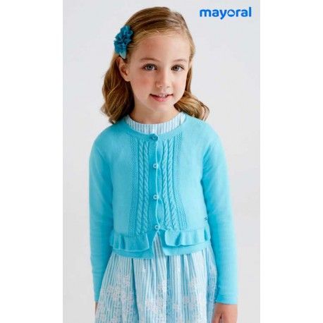 Mayoral Summer Girl Jacket Turquoise