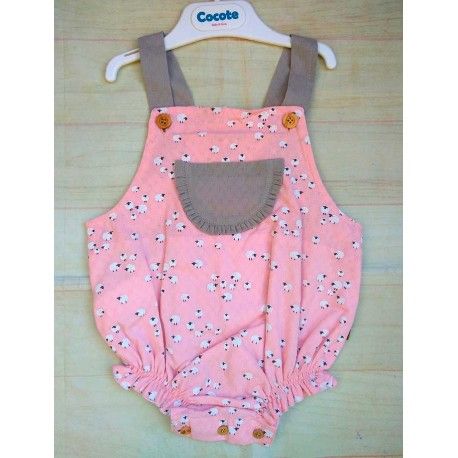 Cocote Winter Baby Girl Pink Romper Sheeps