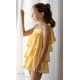 Eve Children Verano Vestido niña Amarillo Volantes