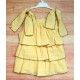 Eve Children Verano Vestido niña Amarillo Volantes