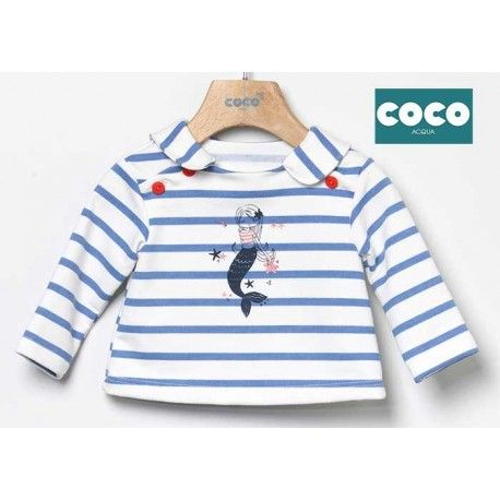 Coco Acqua Summer Baby Girl Sweatshirt Mermaid