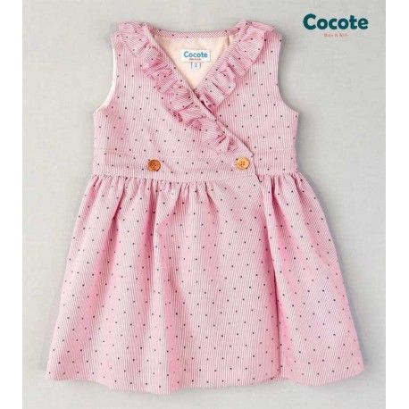 Cocote Verano Vestido niña Rayas Moradas y Estrellitas