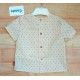 Cocote Verano Camisa bebé niño Rayas Amarillas y Estrellitas