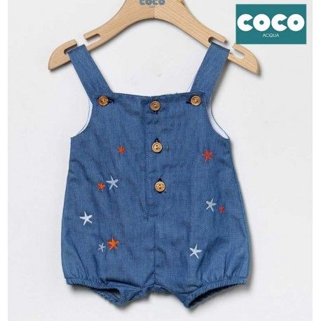 Coco Acqua Verano Peto bebé Denim Estrellas