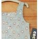 Coco Acqua Summer Baby Blue Overalls Rabbits