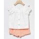 Coco Acqua Summer Girl White and Orange Set