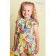 Foque Verano Vestido niña Estampado Flores Escote Asimétrico