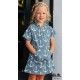 José Varón Verano Vestido niña Denim Anclas Felpa