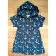 José Varón Verano Vestido niña Denim Anclas Felpa